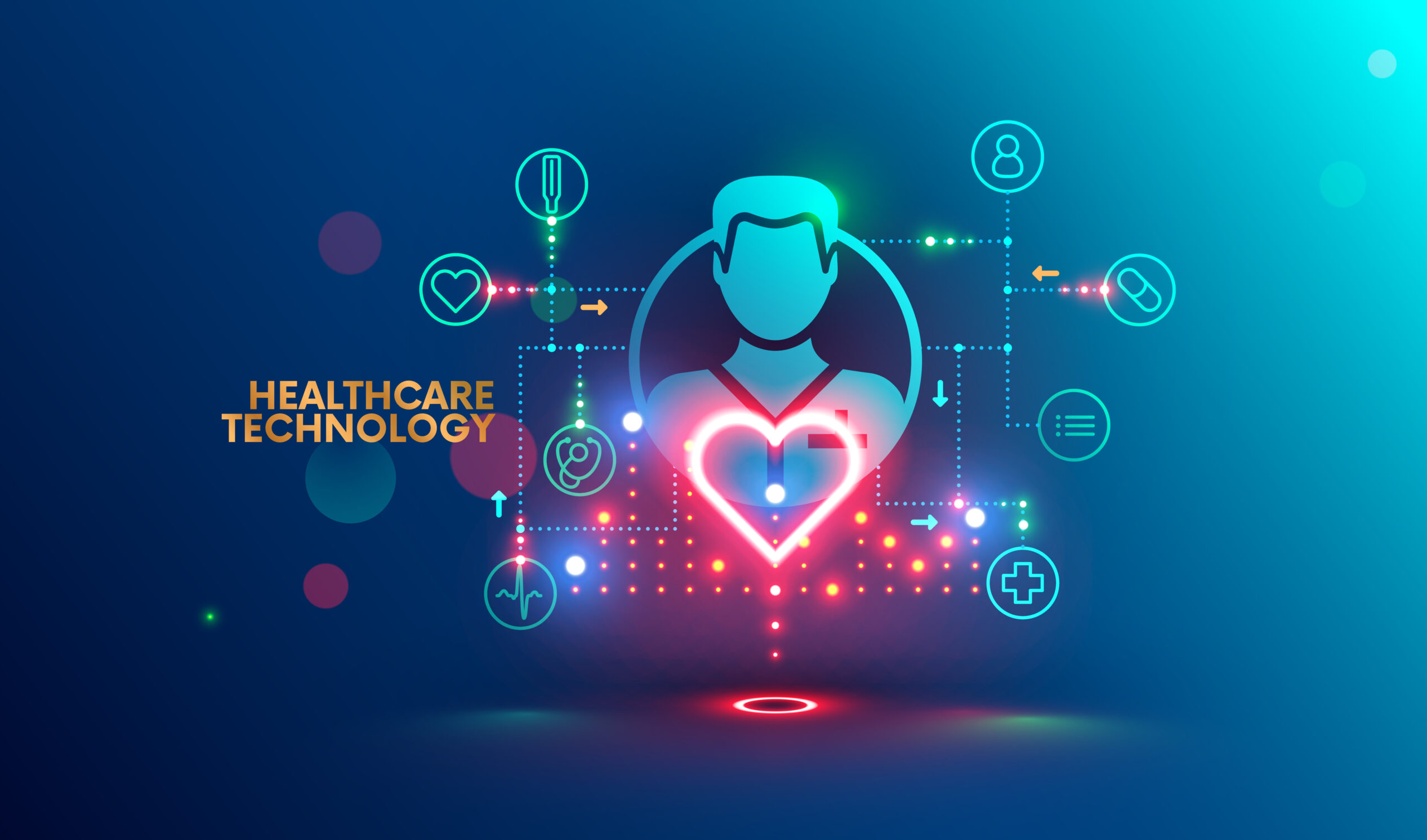 Modern,Technology,In,Healthcare,,Medical,Diagnosis.,Online,Medicine,Infographic,Concept.